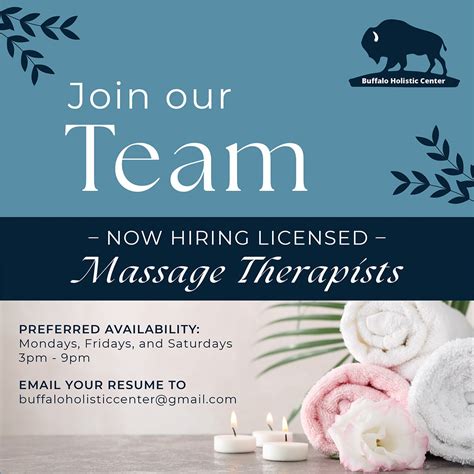 job hiring massage therapist
